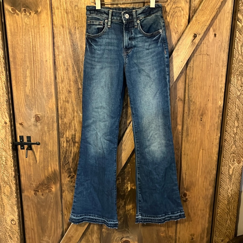 Gap girls, size 10, slim flare, high-rise jeans